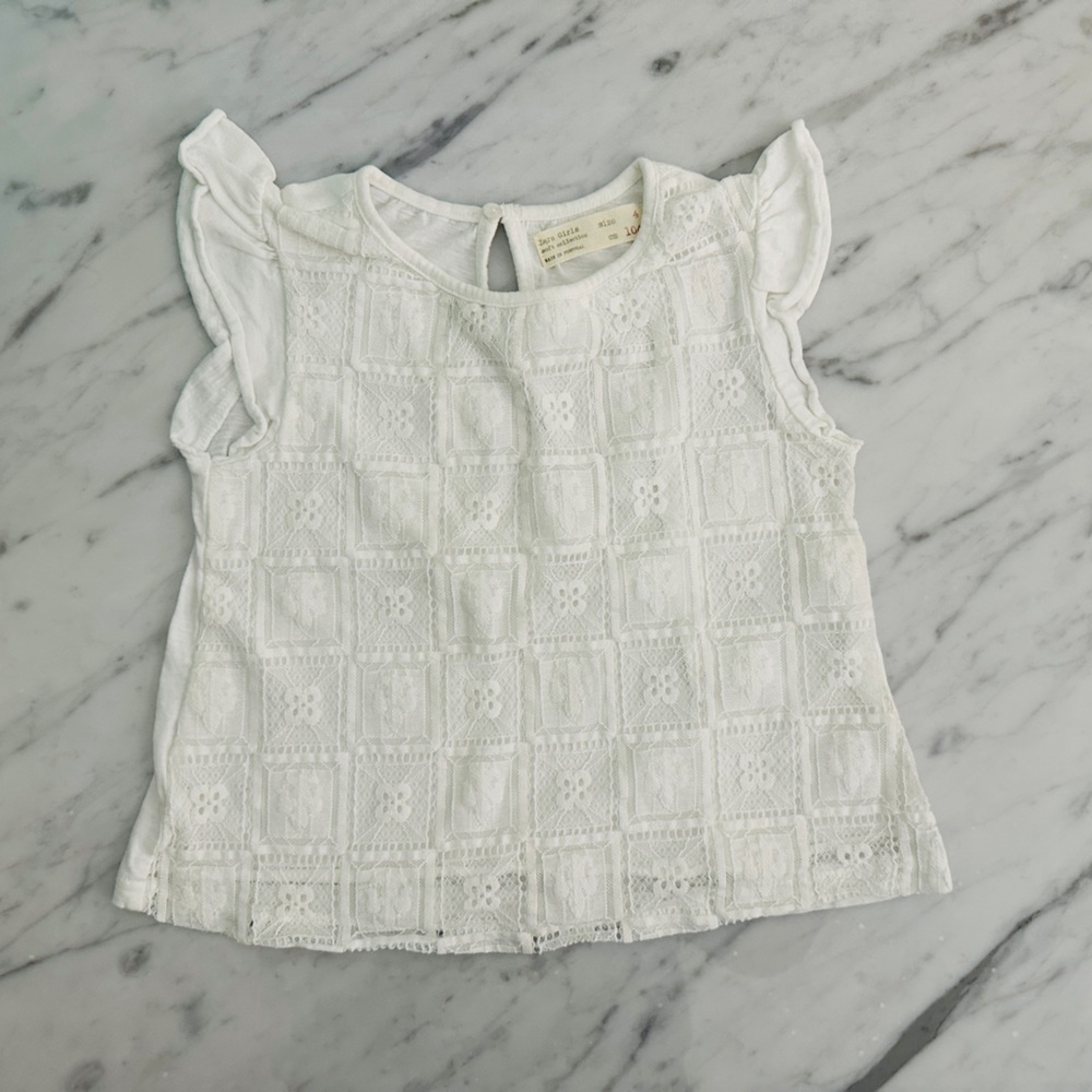 Zara Girls White Too